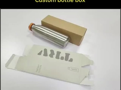 Pokryte papierowe pudełko kosmetyczne do zrównoważonych i przyjaznych środowisku opakowań