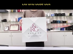 Luksusowy oczyszczacz twarzy maszer papierowy opakowanie 2 sztuk trwałe podnoszenie z pokrywki pudełko prezentów