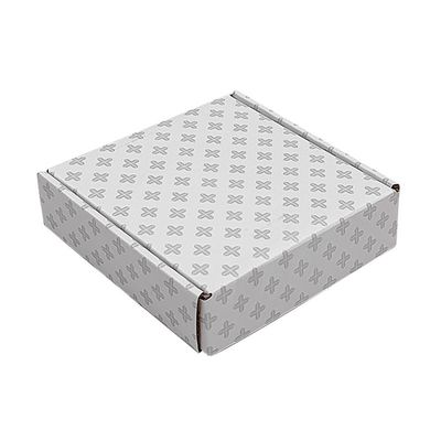 Białe pudełka kartonowa E-Flute Kartony faliste Kraft Mailer Box do opakowań odzieży