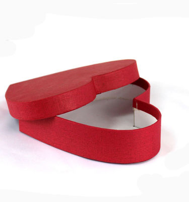 Dostosowywalne kolorowe papierowe pudełka podarunkowe w kształcie serca z lakierowaną wykończeniem