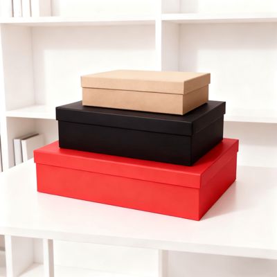 Niestandardowe Luksusowe Pomarańczowe Pudełka Prezentowe z Pokrywą i Podstawą w Zestawie z Papierową Torbą z Matową Laminacją, Tłoczeniem i Złotym Foliowaniem