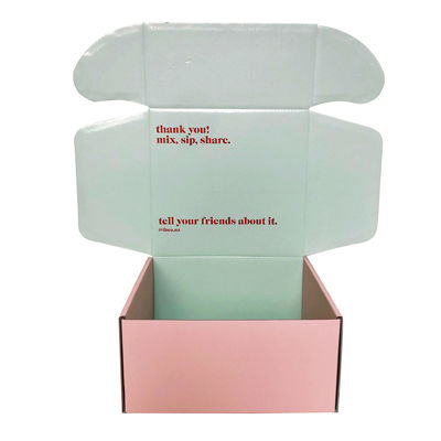 300g CCNB flet Custom Drukowane Składane Kraft Mailer Box do produktów gospodarstwa domowego Wysyłka
