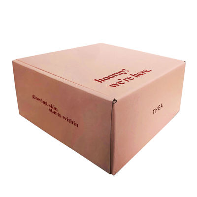 300g CCNB flet Custom Drukowane Składane Kraft Mailer Box do produktów gospodarstwa domowego Wysyłka