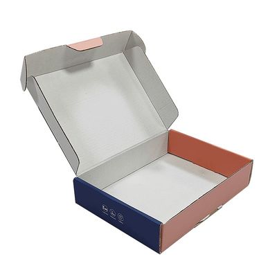 Białe pudełka kartonowa E-Flute Kartony faliste Kraft Mailer Box do opakowań odzieży