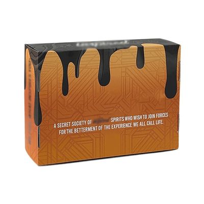 Logo dostosowane do potrzeb Akceptowalny czarny papier Zipper opakowanie faliste