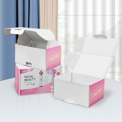 Różowe opakowania płaskie, nadające się do recyklingu, do sprzętu elektrycznego