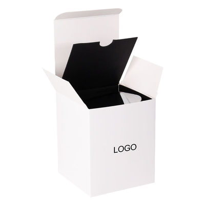 Plastics Liner Typ Zamówienie na zamówienie Higi Złota folia Logo powłoka UV Małe pudełko świec 4x4x4