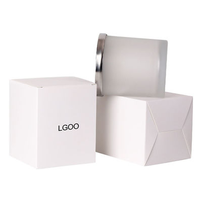 Plastics Liner Typ Zamówienie na zamówienie Higi Złota folia Logo powłoka UV Małe pudełko świec 4x4x4
