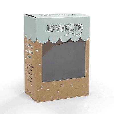 Kraft Paper Tuck Top Auto Lock Box z wycinaniem okien