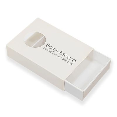 Opakowania do małych sztywnych kartonów papierowych UV Finish Custom Slide Box
