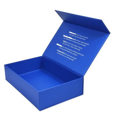 Materiały z recyklingu Zindywidualizowany luksusowy magnes sztywny płaska pokrywa papierowa opakowanie magnetyczne pudełko podarunkowe z wkładką papieru