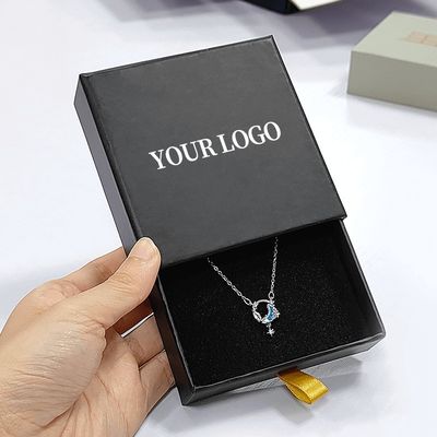 Drukowanie logo Sztywne pudełka do opakowań biżuterii 9x9x3cm Wielofunkcyjna skrzynka podróżna