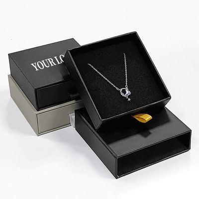 Drukowanie logo Sztywne pudełka do opakowań biżuterii 9x9x3cm Wielofunkcyjna skrzynka podróżna