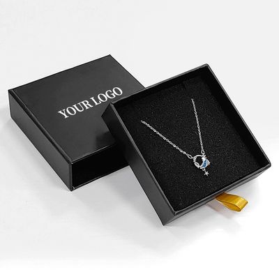 Drukowanie logo Sztywne pudełka do opakowań biżuterii 9x9x3cm Wielofunkcyjna skrzynka podróżna