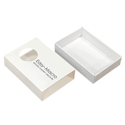 Art Paper Gift Packaging Boxes Matchbox Style Sliding Drawer Box Z Złotą Folią Drukową