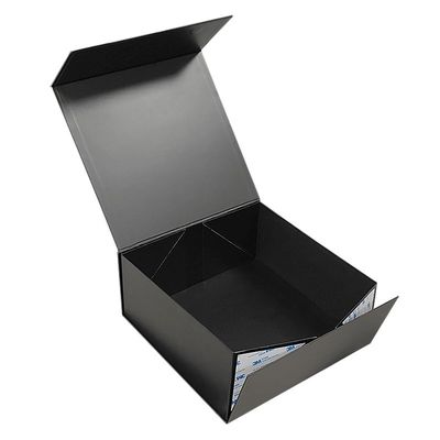 CMYK lub pantone Custom Luxury Black Large Foldable Banquet Glass Drinkware Tableware Magnet Packaging Gift Box