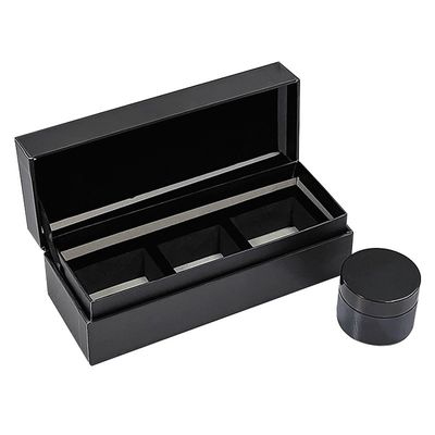 Papierowy Clamshell Flip Top Candle Box Opakowanie dla luksusowego zestawu Trzy świece