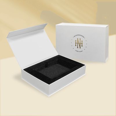 Sponge Liner 8x10 Photo Magnetic Rigid Box Custom Size Packaging dla luksusowych albumów