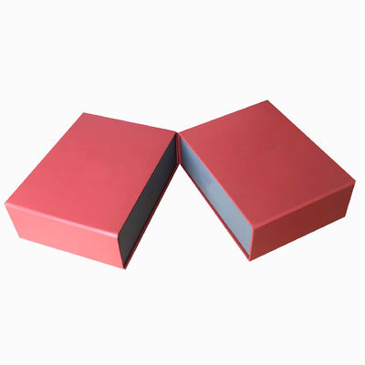 Czerwony karton papier pusty zegarek na nadgarstek pudełko podarunkowe opakowanie dostosowane