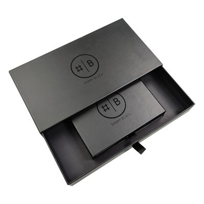 Matt Lamination Black Gift Box dla produktów prostokątnych od profesjonalnych producentów