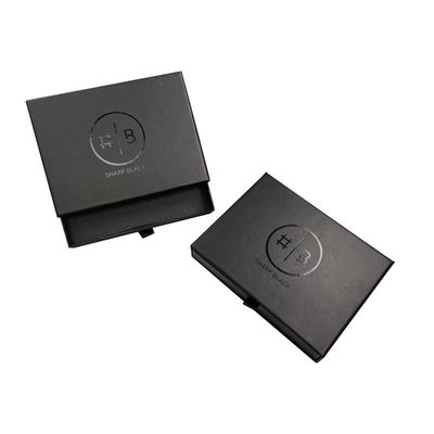 Sztywne pudełka na zamówienie Luxury Folding Black Cardboard Magnetic Black Gift Box z Linerem Gąbką