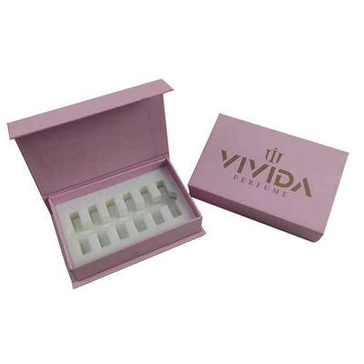 Zamówienie na zamówienie akceptowane 5ml 8ml 10ml Zestawy prezentów perfum Packing Boxes with Sponge Liner