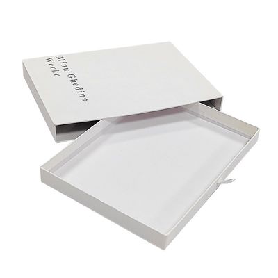 Pudełko do opakowań z świecami z wzorem tekstury i logo 157 g papieru sztuki 1000 g kartonu