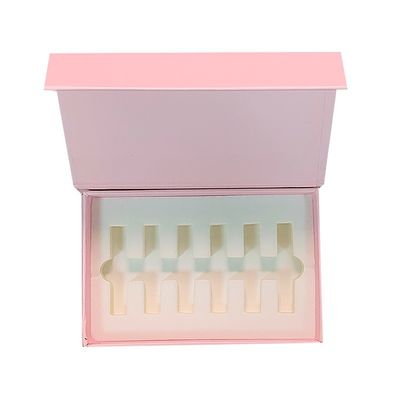 Niestandardowe butelki oleju eterycznego z perfumy różowej, pianki, magnetyczne pudełka papierowe z laminacją matową