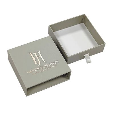 CMYK Małe Slide Slide Box Opakowanie Sliding Drawer Twardy Papier Rustyczny Biżuteria Pudełko podarunkowe