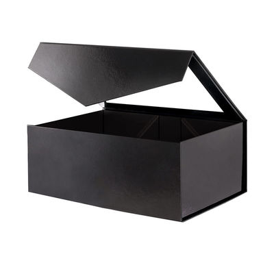 Zaopatrzenie w papier oknowy z PVC Flip Top Wielkie magnetyczne zamknięcie pudełko prezentów z przejrzystą okienką