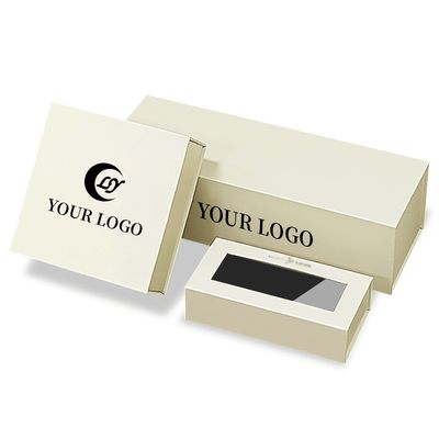 Matt Lamination Custom Jewel Wedding Ring Packaging Magnetyczne pudełka z wkładkami