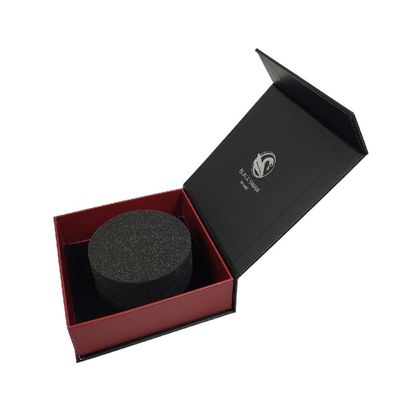 Custom Logo Luxury Black Gift Box z zamknięciem magnetycznym wykonanym z materiałów pochodzących z recyklingu