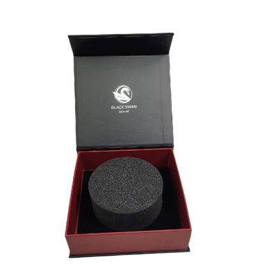 Custom Logo Luxury Black Gift Box z zamknięciem magnetycznym wykonanym z materiałów pochodzących z recyklingu