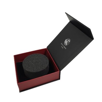 Custom Logo Luxury Black Gift Box z zamknięciem magnetycznym wykonanym z materiałów pochodzących z recyklingu