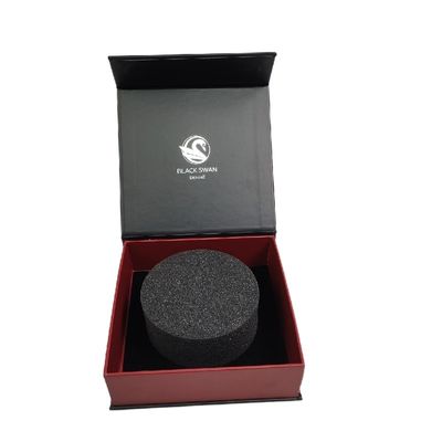 Custom Logo Luxury Black Gift Box z zamknięciem magnetycznym wykonanym z materiałów pochodzących z recyklingu