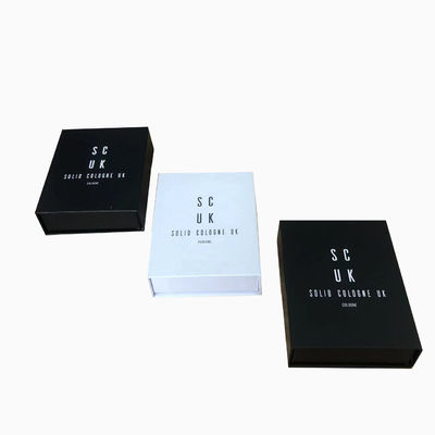 4C/UV/Lamination/Embossing/Stamping Finish Custom Magnetic Book Shape Box dla perfum