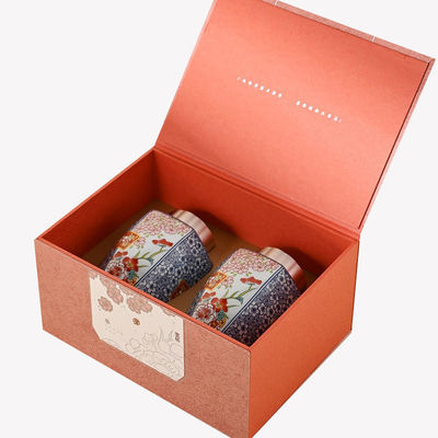 Zestaw prezentów do herbaty Opakowanie Kubki do kawy Świeczka zapachowa Miód Magnetyczny Flip Open Gift Box