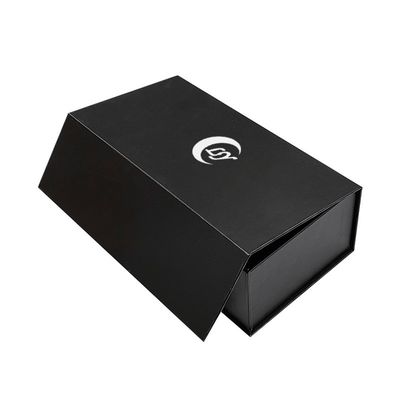 Złota folia drukowanie prostokątne opakowanie magnetyczne pudełko podarunkowe z pianką wkładki i koperty