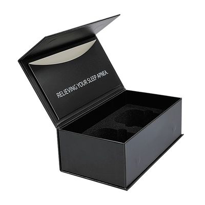 Stamping Drukowanie Obsługa Książka w kształcie pudełka magnetyczna z pianą i 1200gm kartonu