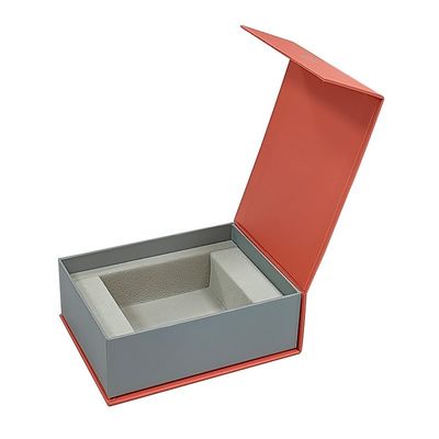 Ręcznie wykonana, na zamówienie, wielkość magnetyczna, kształt książki, papier, sztywna skrzynka podarunkowa, do opakowania pasów zegarkowych