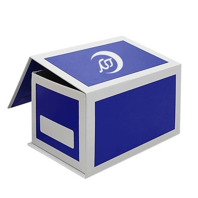 Wykorzystanie druku logo Custom sztywny karton magnetyczny pudełko magnetyczne Flip Top papierowe pudełka prezentów