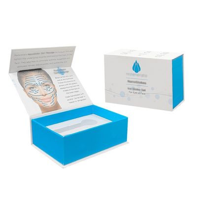 Flap Box Custom Luxury Magnetic Packaging Skin Care Product Foam Insert Magnet Box Wyroby do pielęgnacji skóry