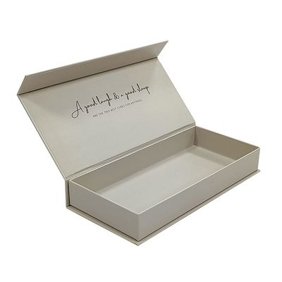 Biały stylowy magnetyczny pudełko do opakowań pokryte UV Flip magnetyczny pudełko prezentów na naklejki