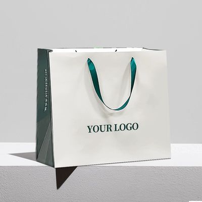 Biodegradowalne torebki z papieru kraft z uchwytami