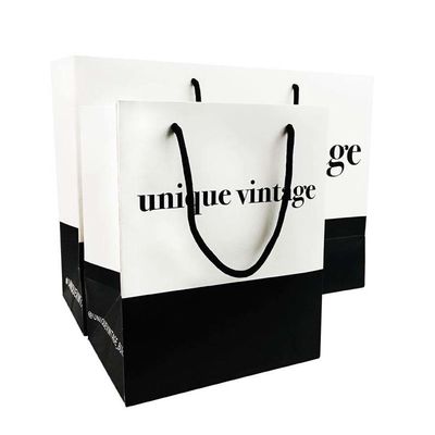 OEM Niestandardowe wzory Luksusowe Matte Gift Shopping Paper Bag z logo dla ubrań buty