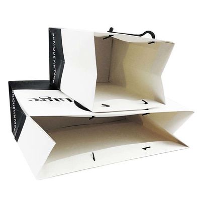 OEM Niestandardowe wzory Luksusowe Matte Gift Shopping Paper Bag z logo dla ubrań buty