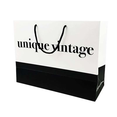 OEM Niestandardowe wzory Luksusowe Matte Gift Shopping Paper Bag z logo dla ubrań buty