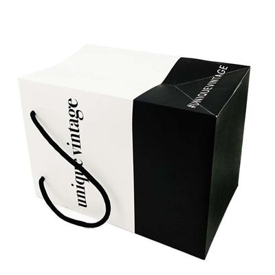 OEM Niestandardowe wzory Luksusowe Matte Gift Shopping Paper Bag z logo dla ubrań buty