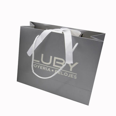 Gorąca pieczętowanie Custom Luxury Gift Bags Recykling Kraft Shopping Bags z uchwytami
