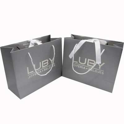 Gorąca pieczętowanie Custom Luxury Gift Bags Recykling Kraft Shopping Bags z uchwytami